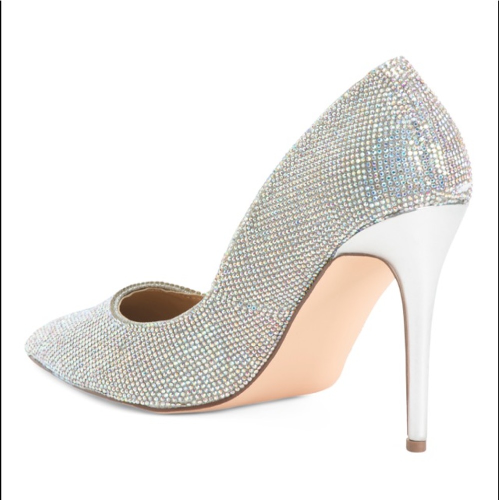 STEVE MADDEN Altisha Crystal Rhinestone Covered Pumps - Picture 2 of 5